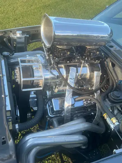 1991 Chevrolet S10 Drag Truck 434 SBC, 871 TBS blower on alcohol Programmable Digital 7 MSD box TH40...