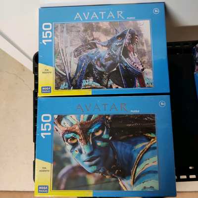 2 Avatar puzzles for $10 (new in sealed boxes) I will include 2 open box puzzles for free with purch...