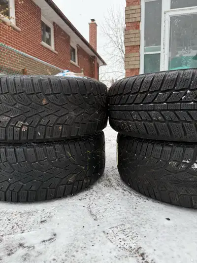 205/ 55 / 16 Winter tires on rims 5x114.3 Full set of 205 55 16 winter tires on Rims. 5x114.3 very c...