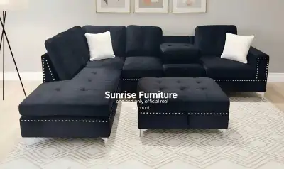 Brand New High Quality Sectional Sofa 6 Seater with Storage Ottoman Cash on Delivery or Store Visit...