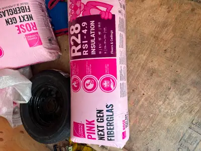 16 - Bags Available of Owens Corning R-28 PINK NEXT GEN FIBERGLAS Insulation 16-inch x 48-inch x 8.5...