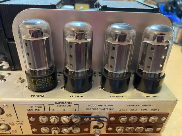 Fisher 500C tube stereo amplifier in Stereo Systems & Home Theatre in Kingston - Image 7