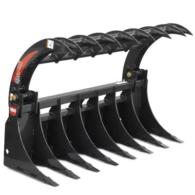 For sale: Virnig V60 Series Root Grapple Attachment for skid steer or compact track loader. This hea...