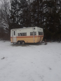 camping trailer.