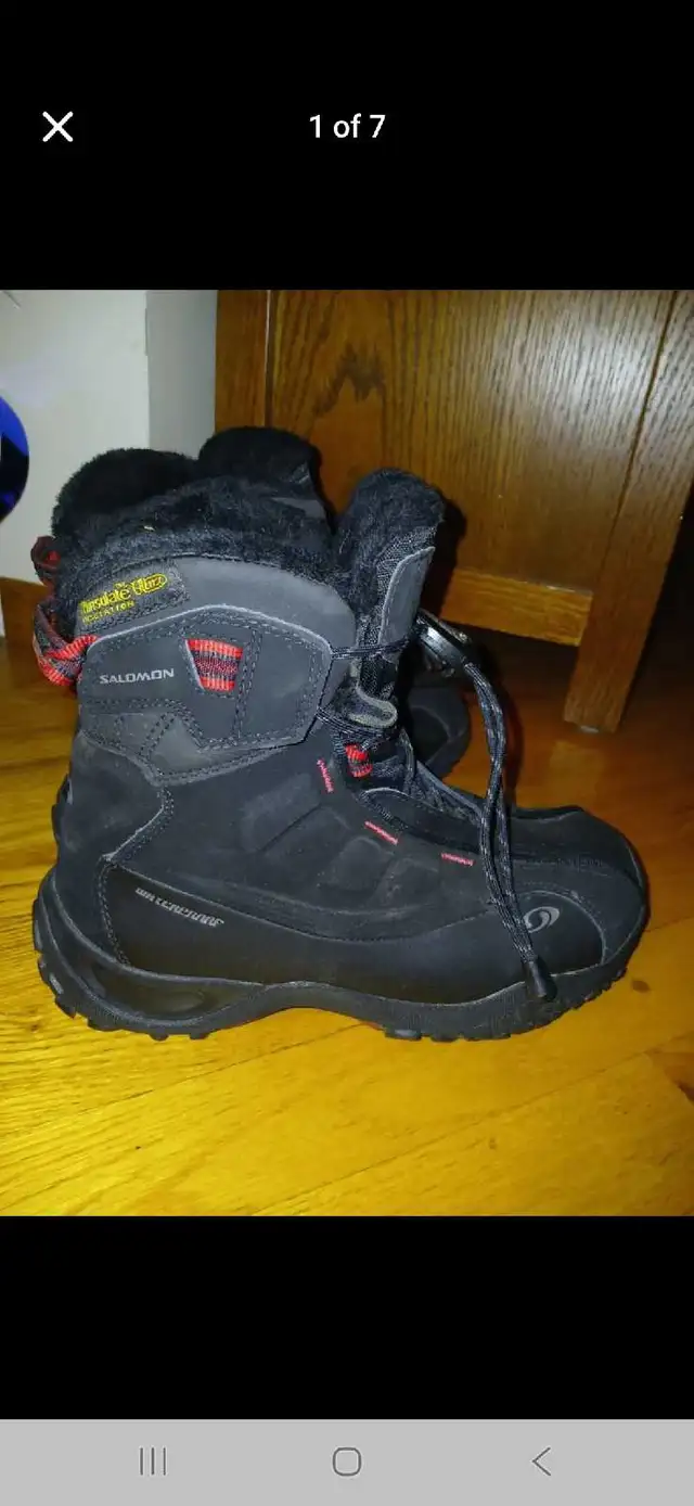 Boots Winter Waterproof Salomon Women Size 6.5 in Women's - Shoes in Calgary - Image 2