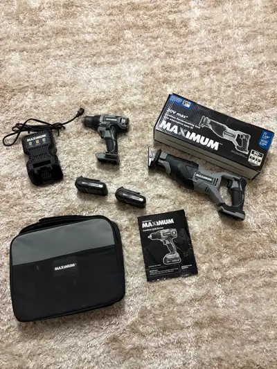 CORDLESS DRILL AND SAW. , View more