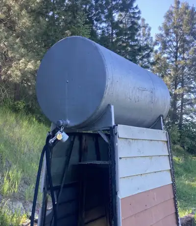 Dual fuel tank — gas/diesel with stand (200/100)