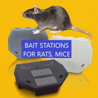 ready go bait boxes, bait stations. text, call 647-354-2182