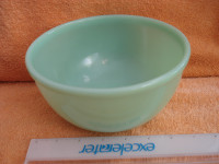 Jadeite glass bowl