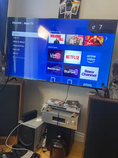  55 inch smart TV Phillips only a few months old, View more