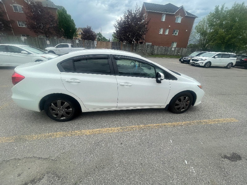 2012 White Honda Civic MANUAL transmission Cars & Trucks City of