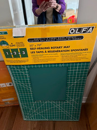 3 SELF HEALING ROTARY MATS 35 X 70 - 2 BRAND NEW AND 1 USED
