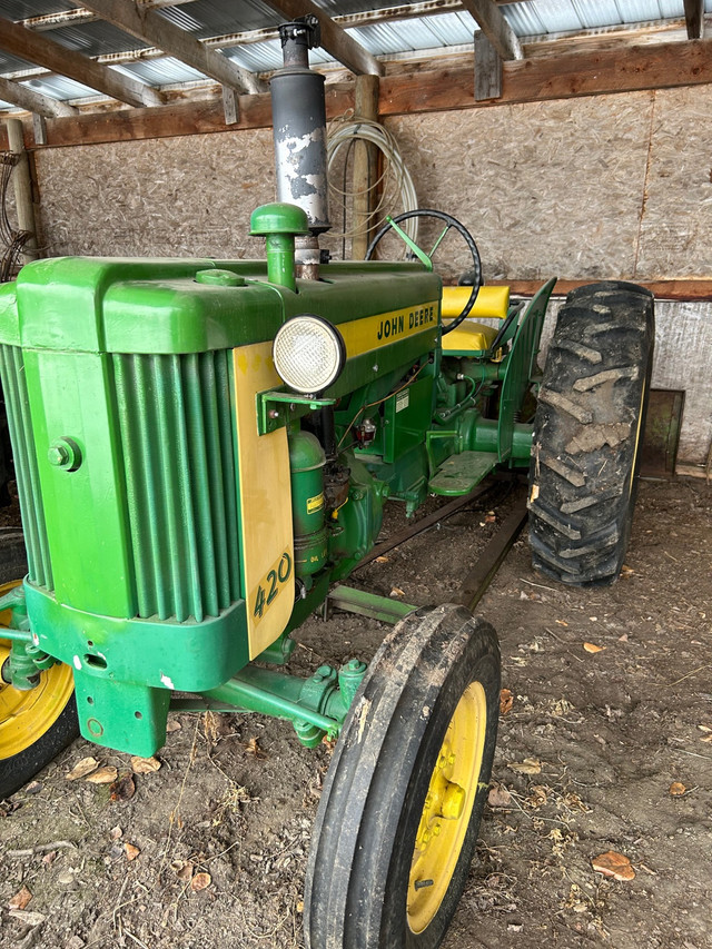 John Deere 420 utility  in Farming Equipment in Edmonton - Image 2