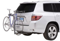 Sportrack style dual bike rack for trailer ball hitch