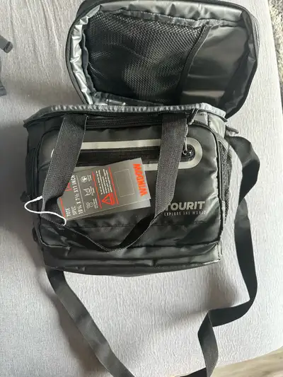 Black Insulated Cooler Lunch Bag Tote, View more