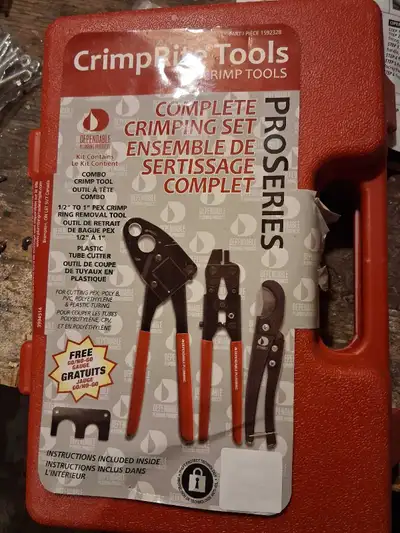 PEX CrimpRite  Crimping Set, View more