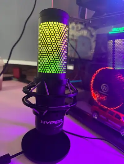 HyperX Quadcast S RGB USB Condenser Mic, View more