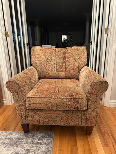 Quality North American made arm chair, View more