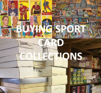 BUYING SPORT CARD COLLECTIONS - HOCKEY AND BASEBALL- PRE 1985