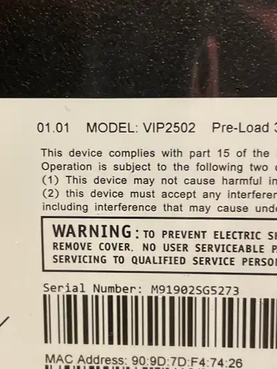 This is a Brand New Arris VIP2502 IP Set Top Box that remains in excellent condition and comes in it...