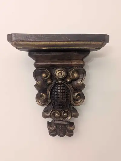 Pair of Wooden Ledge Shelf, View more