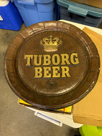 Ceramic Tuborg Vintage Sign