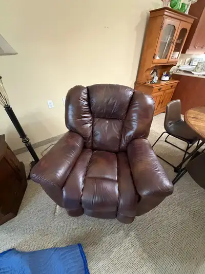 leather recliner , View more