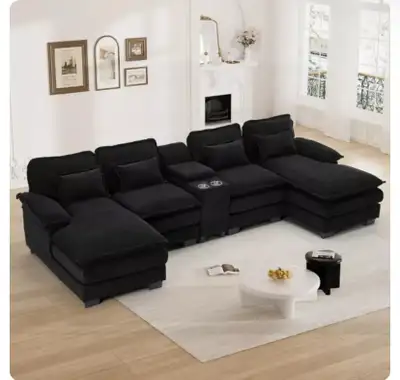 U-shaped cloud sectional sofa, View more