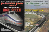 2 X PASSENGER TRAIN JOURNAL July & Aug 1995 (211 & 212) Skytrain