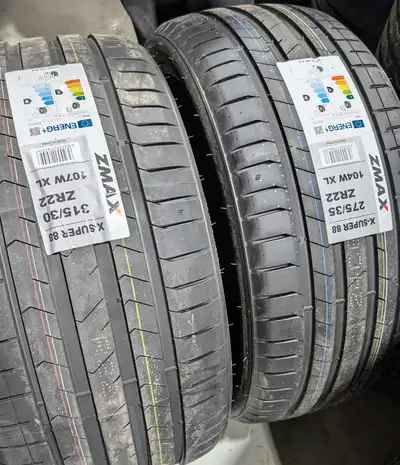NEW 275/35/R22 & 315/30/R22 Zmax-BMW X5/X6/Cayenne/Macan Brand New 275 35 R22 (Front) and 315 30 R22...