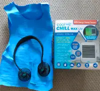 Cool Chill air cooler, cooling vest, neck fan