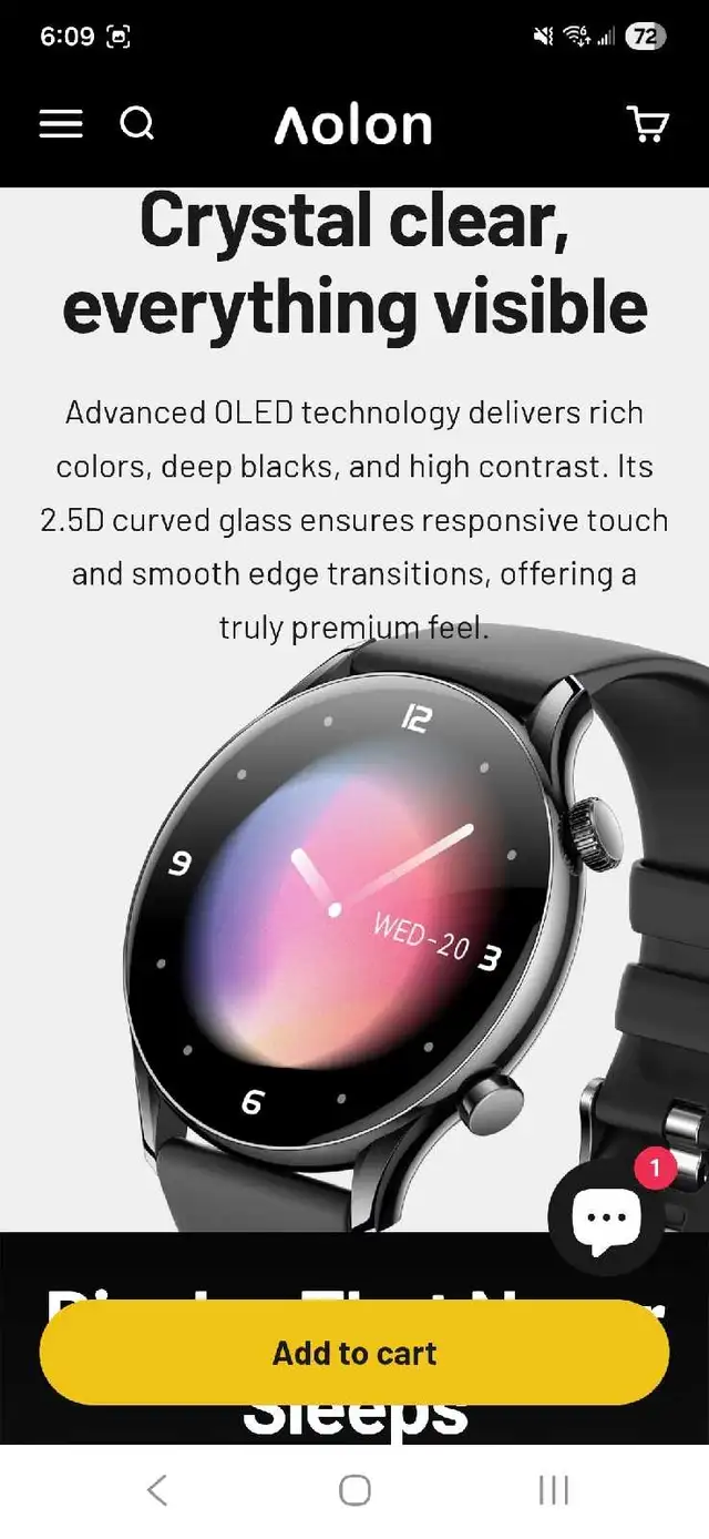 Aolon GTR3 slim smartwatch558827410178723844