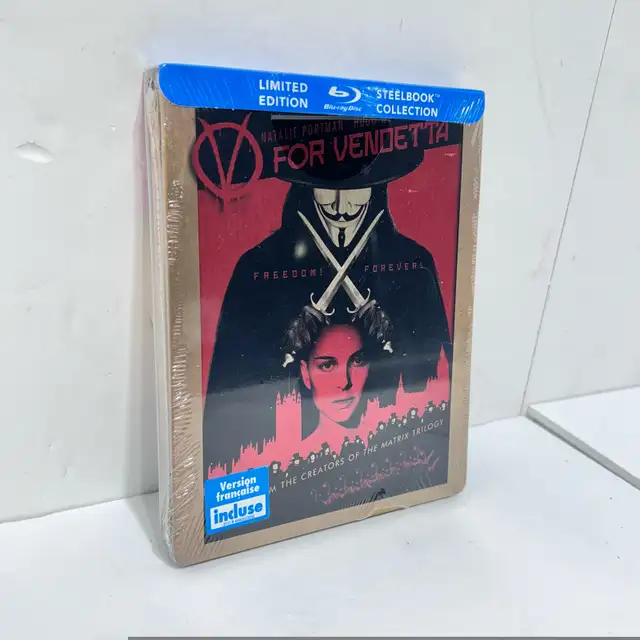 V for vendetta limited edition Collectors steelbook bluray movie in CDs, DVDs & Blu-ray in Winnipeg - Image 5