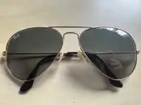 Ray-ban Aviator Sunglasses - authentic, blue/grey