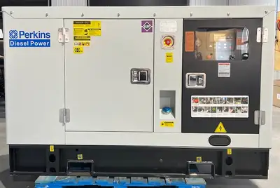 Diesel Generator for sale. Self contained, stand alone unit. Perkins Engine. 240/120 volt single pha...