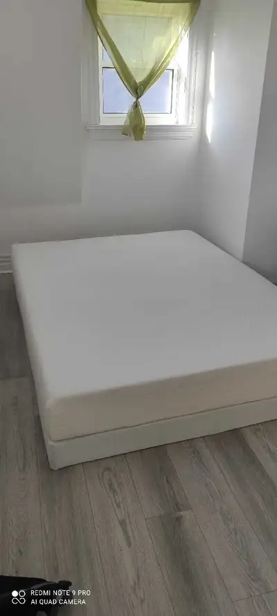 Queen Mattress and frame, View more