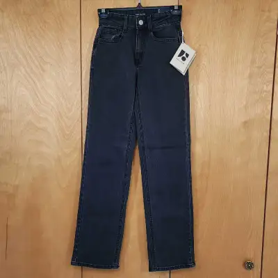 Frank & Oak size 23 high rise straight jeans, View more