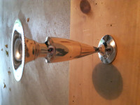 Silver plated candleholder