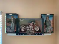 Harley-Davidson Barbie Collectors 1999 5 piece Display Set