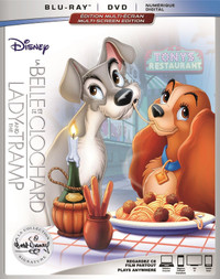 DISNEYS LADY AND THE TRAMP BLURAY, DVD ,DIGITAL COPY FOR SALE
