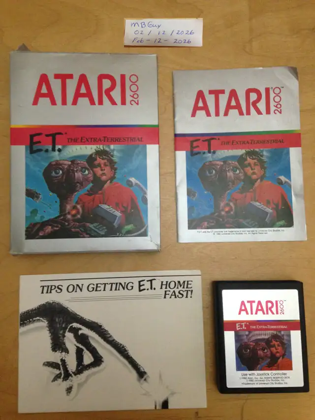 Lot #19 of Atari 2600 video games.  Football ET Super Breakout V in Older Generation in Winnipeg - Image 4