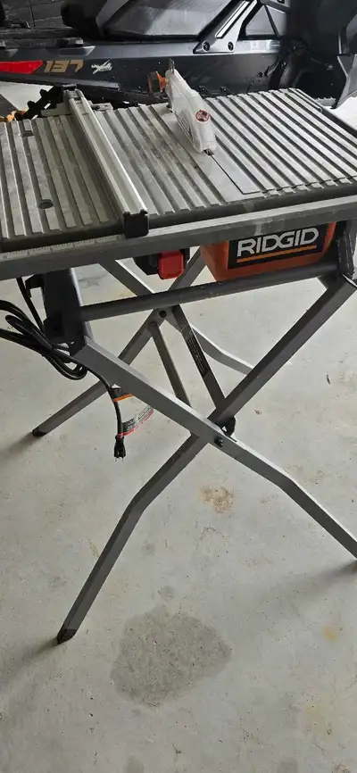 Ridgid wet saw , View more