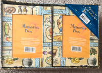 MEMORIES BOX - MEMORIES & KEEPSAKES SET: 3 PC.  STILL IN PLASTIC