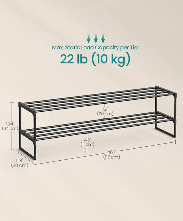 SONGMICS Shoe Rack in Storage & Organization in City of Toronto - Image 3