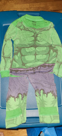 3T Disney Marvel Hulk Pajamas