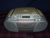 Coby Sony CD Radio Cassette Recorder Player