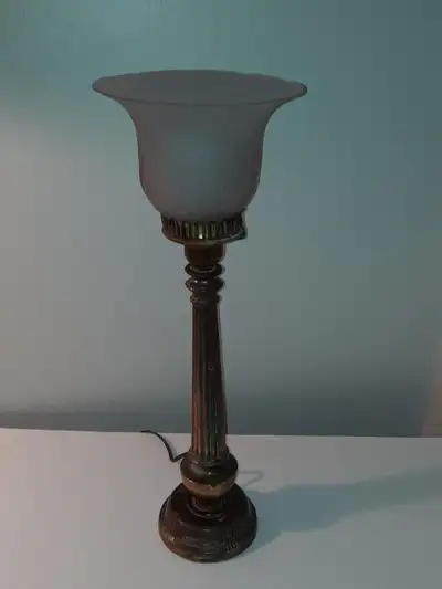 Vintage Metal Tortier Style Lamp, View more