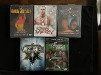 WWF Vintage Wrestle Mania DVD'S