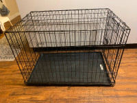 For Sale . 2 Metal dog Crates with removable tray