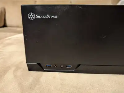 Custom made SilverStone gaming computer set with monitor, View more
